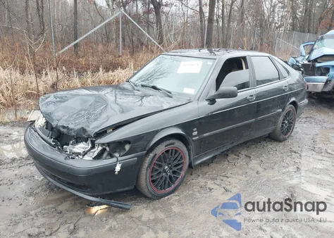 2002 Saab 9-3 Se z USA, uszkodzony, nr VIN YS3DF58K322013523